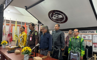 Bawaslu HSU Kawal Akurasi Data Pemilih pada Rapat Pleno PDPB Triwulan II Tahun 2026