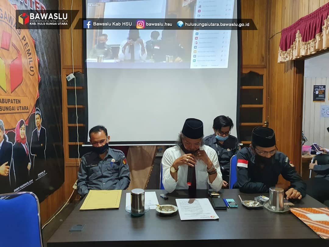 Seluruh jajaran Pengawas adhoc Bawaslu Kabupaten Hulu Sungai Utara resmi di aktifkan kembali