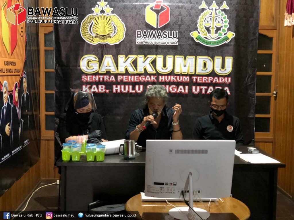 “Bawaslu-Gakkumdu HSU Bahas Tindak Pidana Dalam Tahapan Pemutakhiran Daftar Pemilih”