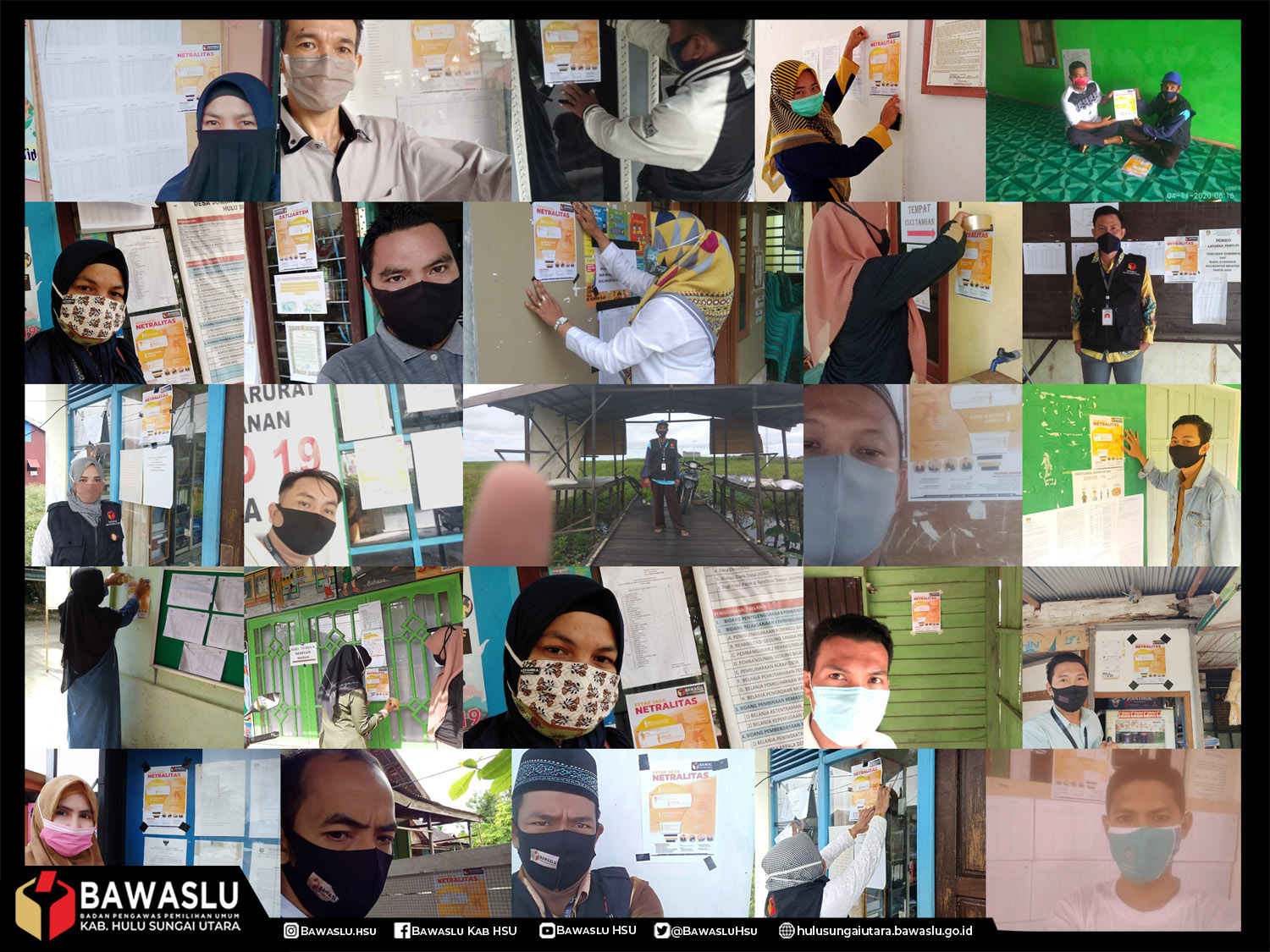 Bawaslu HSU Ingatkan Kades dan Perangkatnya Agar Netral Pada Pilkada 2020