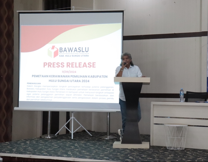 Bawaslu HSU Launching Indeks Kerawanan Pilkada 2024