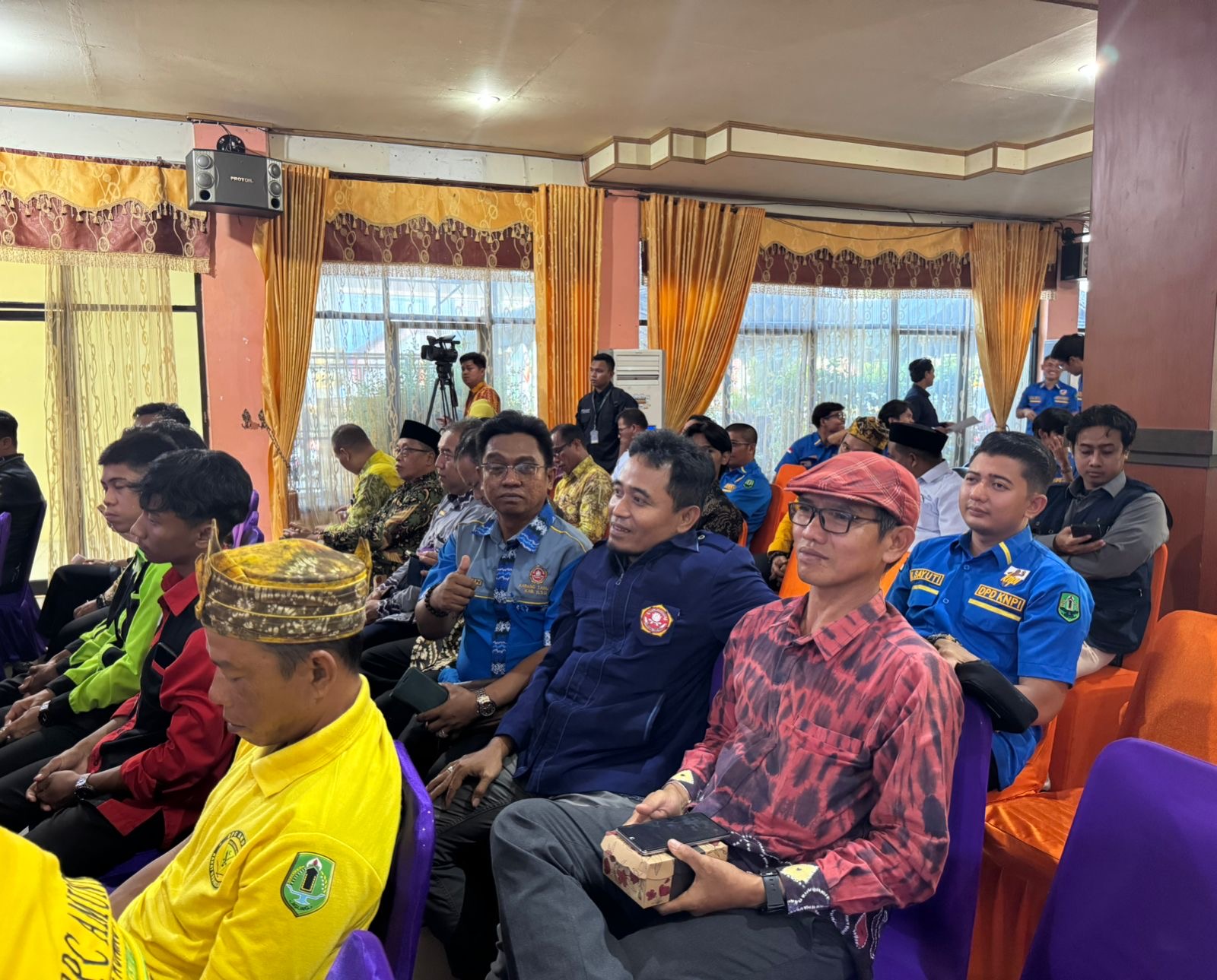 Hadiri pelantikan DPD KNPI HSU