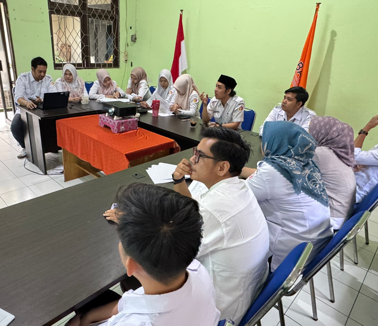 Rapat pengisian bukti dukung perihal rencana aksi survei penilaian integritas elektronik (E-SPI) 2025