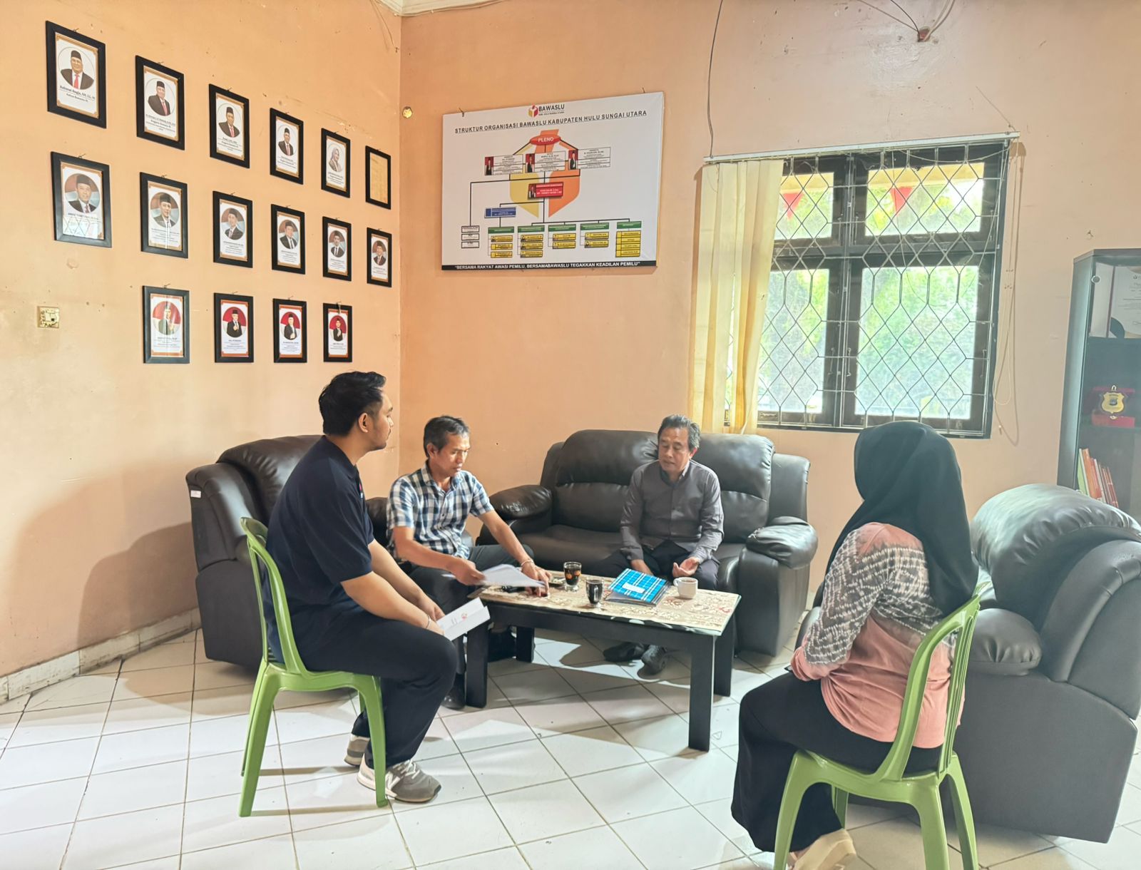 Bawaslu HSU Lakukan Audiensi untuk aktifkan Saka Adhyasta Pemilu