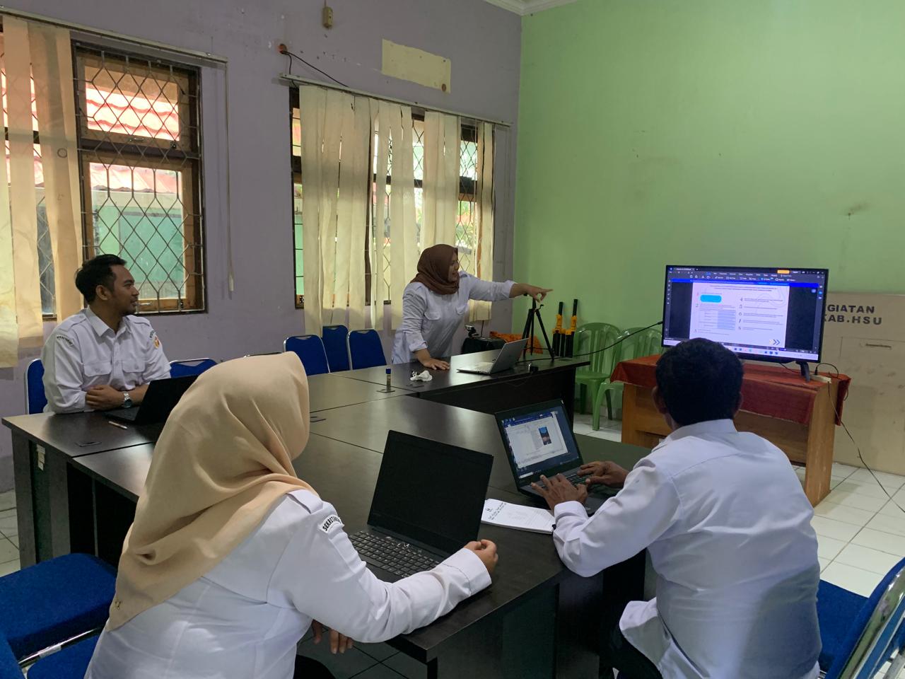 Bawaslu Kabupaten Hulu Sungai Utara Gelar Sosialisasi Sistem Penyimpanan Data Terpusat Berbasis Digital pada Bidang Pencegahan