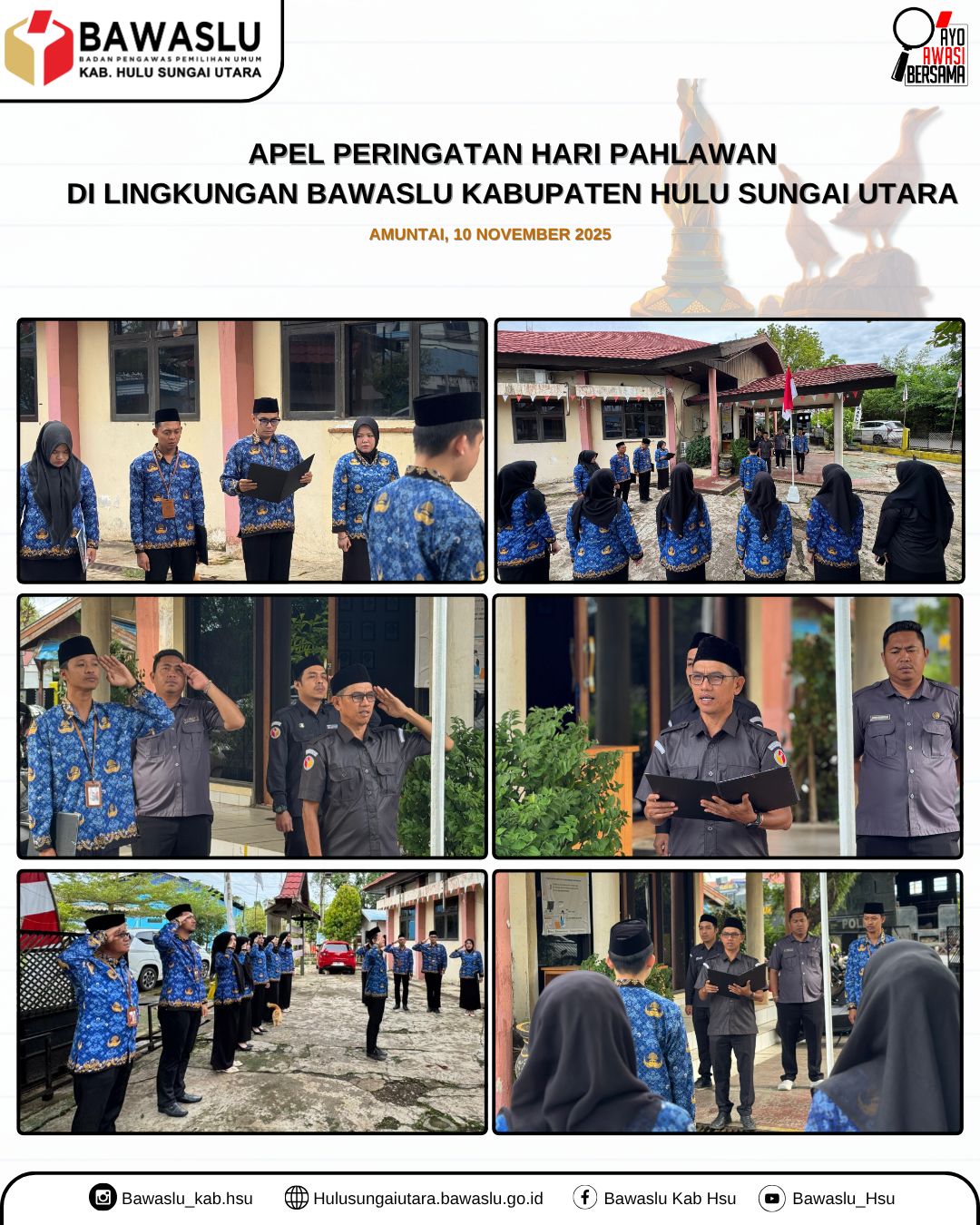 Apel Peringatan Hari Pahlawan