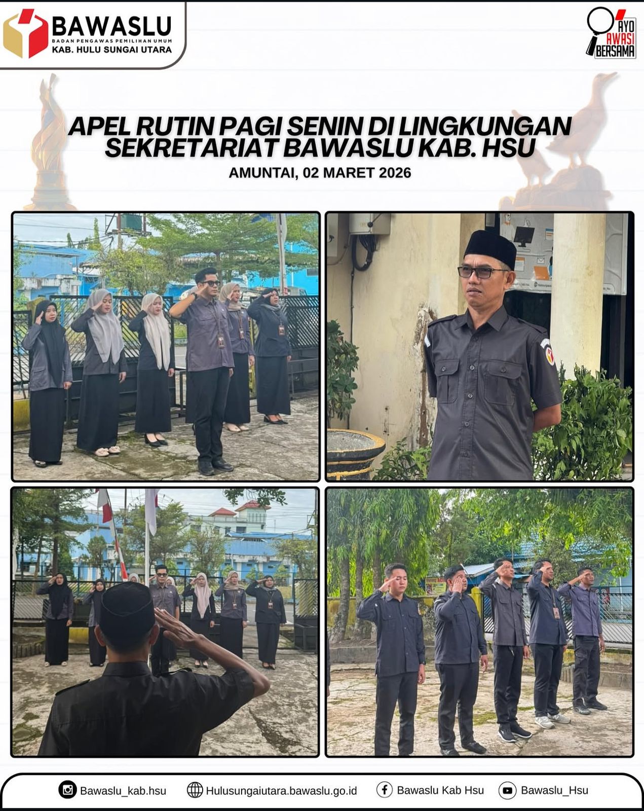 Apel rutin pagi senin