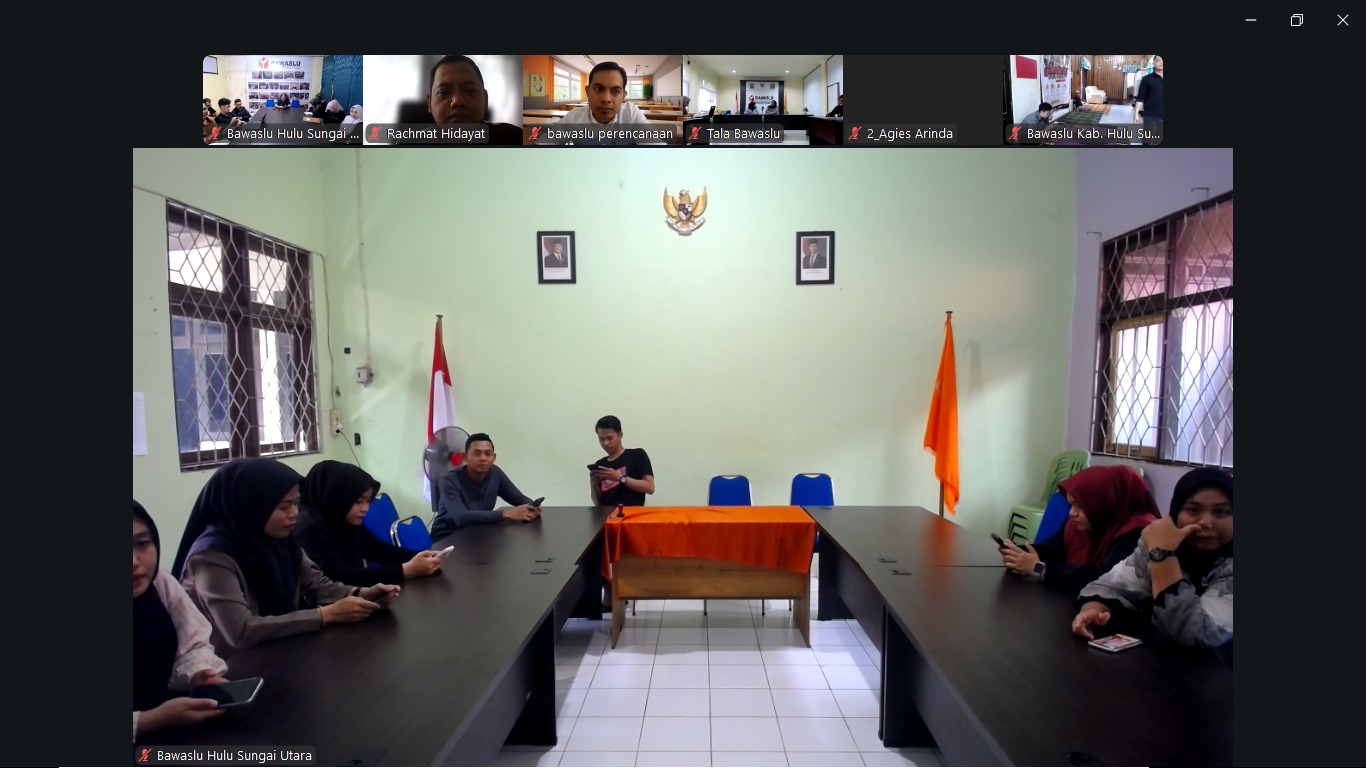 Rapat Daring Persiapan Program Pencegahan dan Partisipasi (P2P)