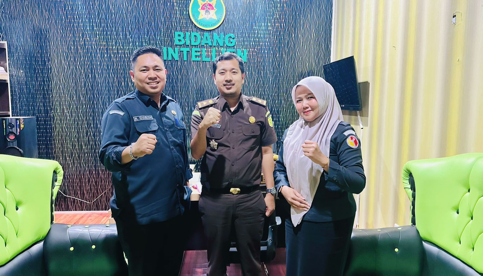 Silaturahmi dengan Kepala Seksi Intelijen