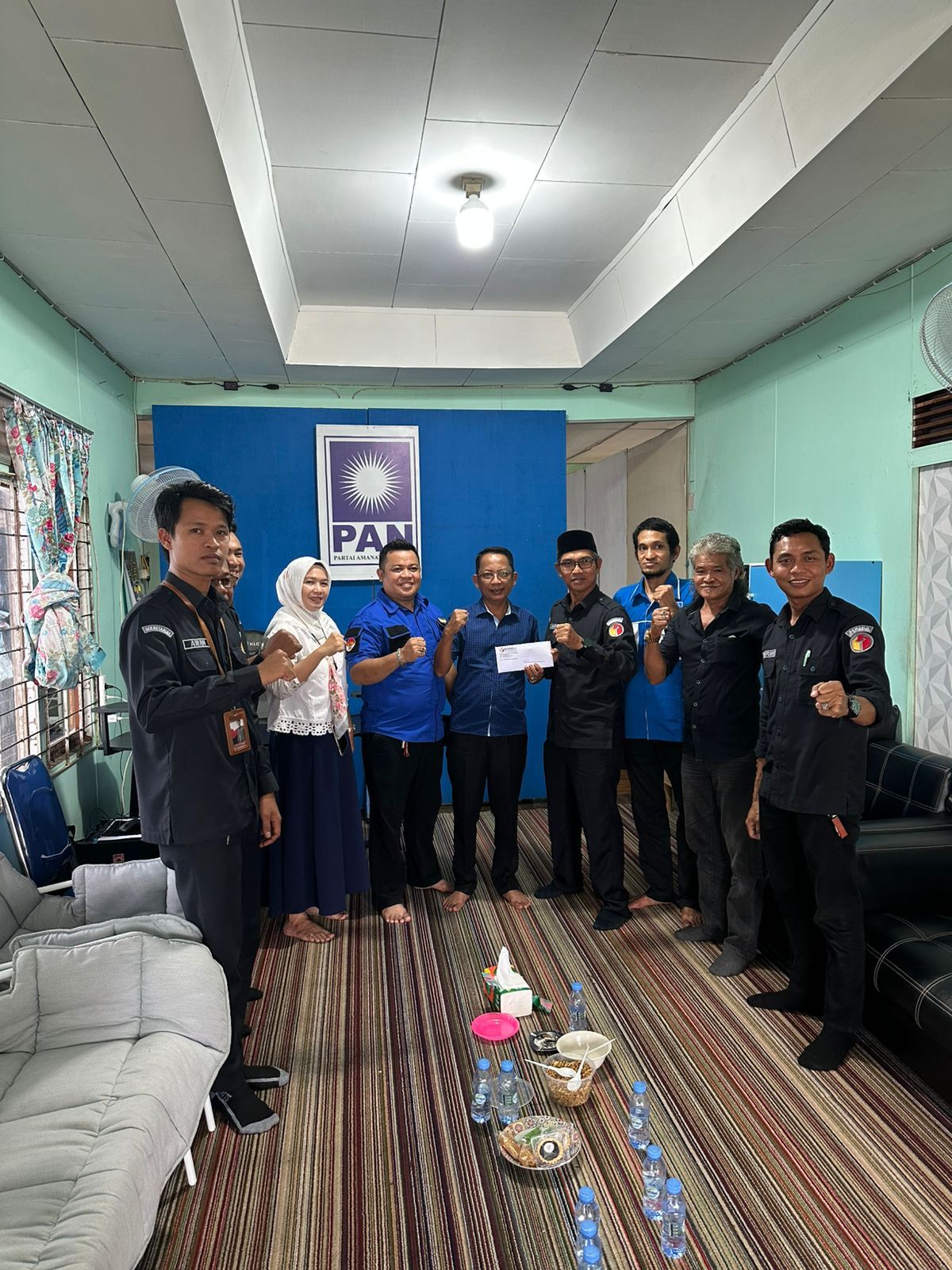 Silaturahmi dengan DPC PAN HSU