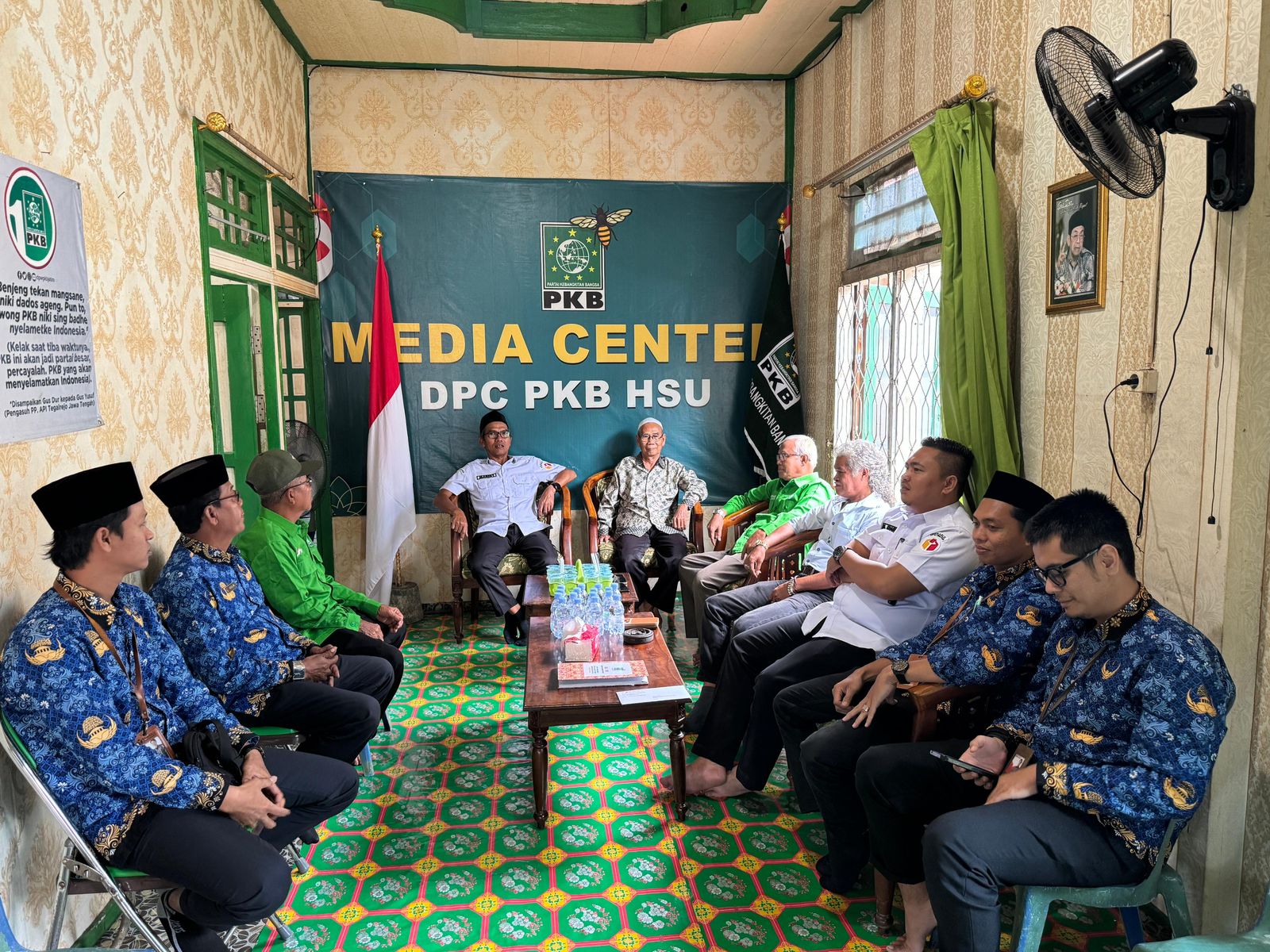 Perkuat Sinergi Demokrasi, Bawaslu HSU Kunjungi DPC PKB HSU