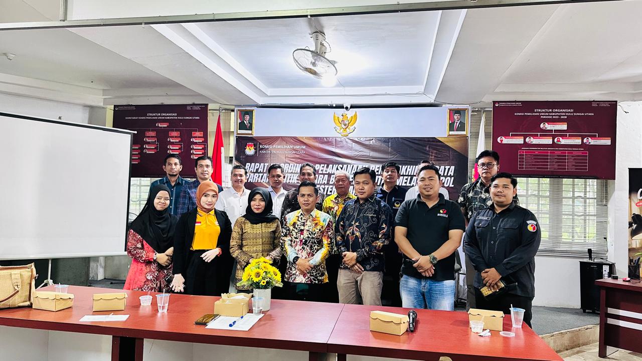 Rakor Pemutakhiran Data Partai Politik Berkelanjutan melalui SIPOL Semester I Tahun 2026
