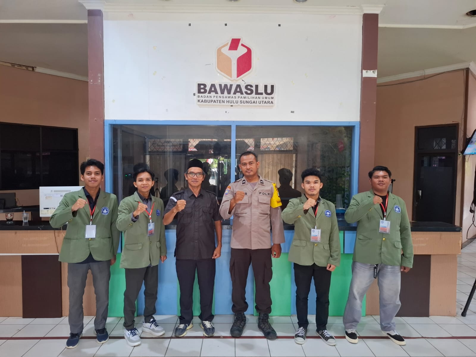 Bawaslu HSU Terima Empat Mahasiswa Magang STIA Amuntai