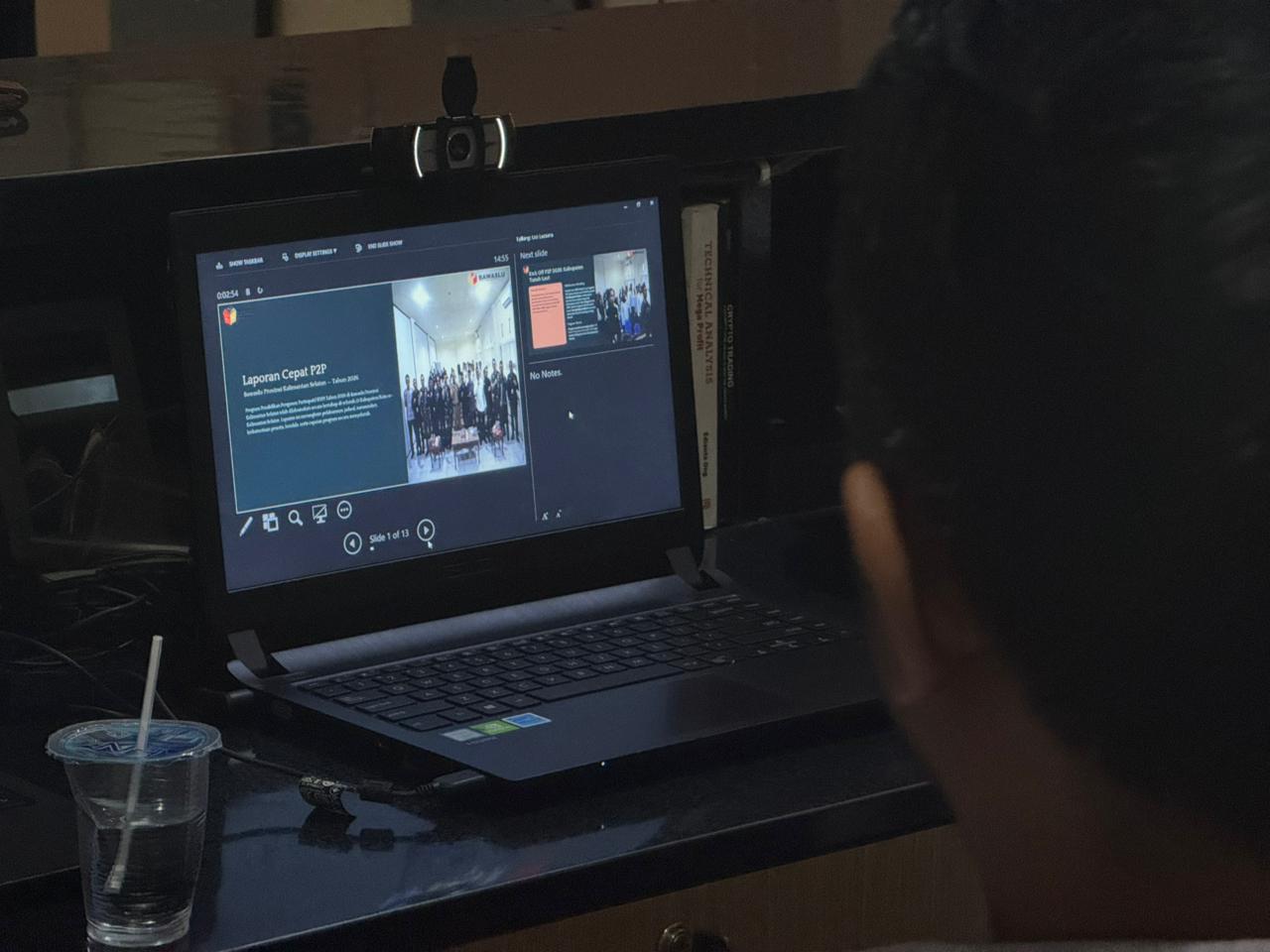 Bawaslu HSU Ikuti Rapat Daring Evaluasi P2P 2026 dan Penguatan Kinerja Pengawasan serta Kehumasan