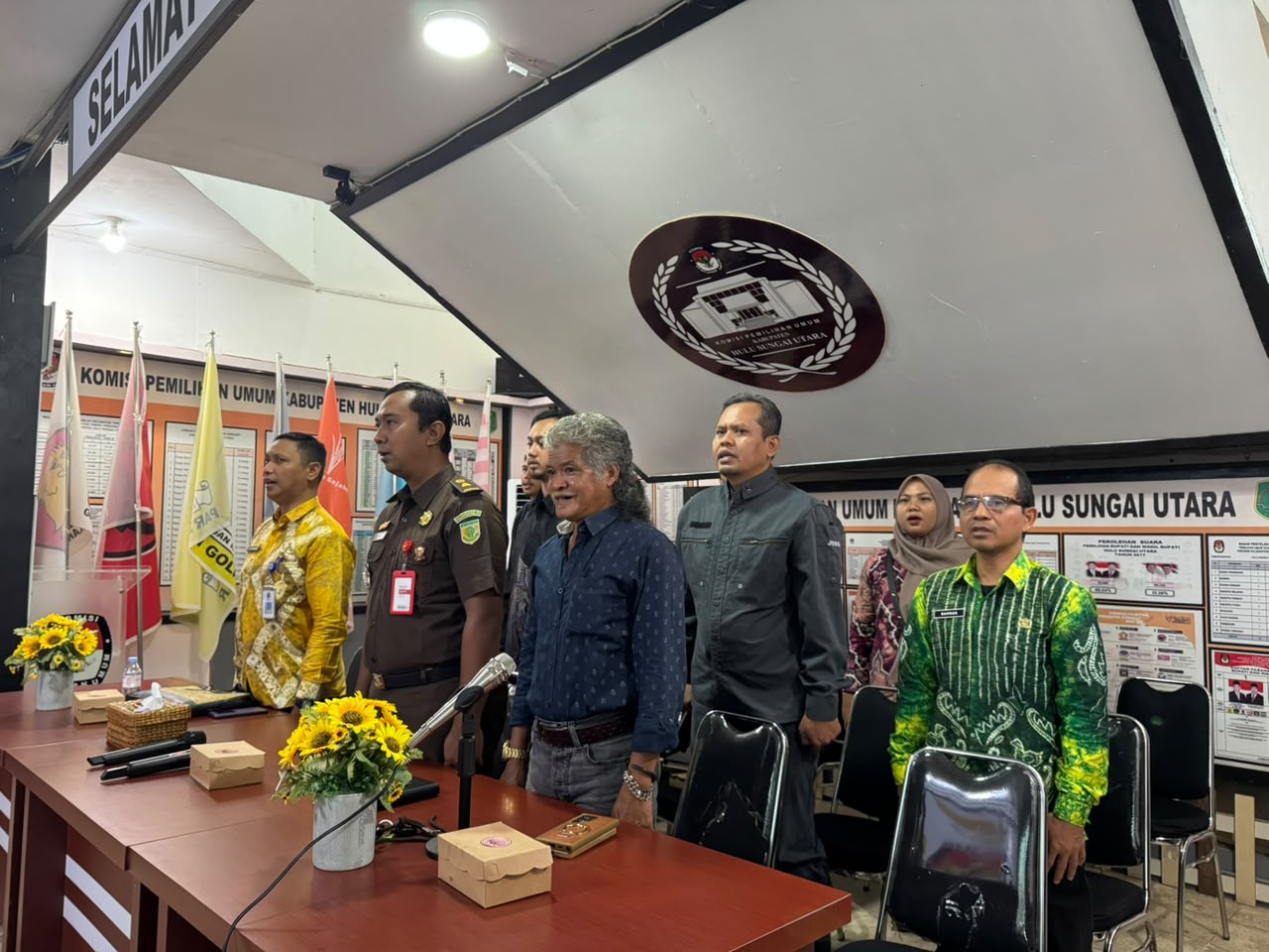 Bawaslu HSU Kawal Akurasi Data Pemilih pada Rapat Pleno PDPB Triwulan II Tahun 2026