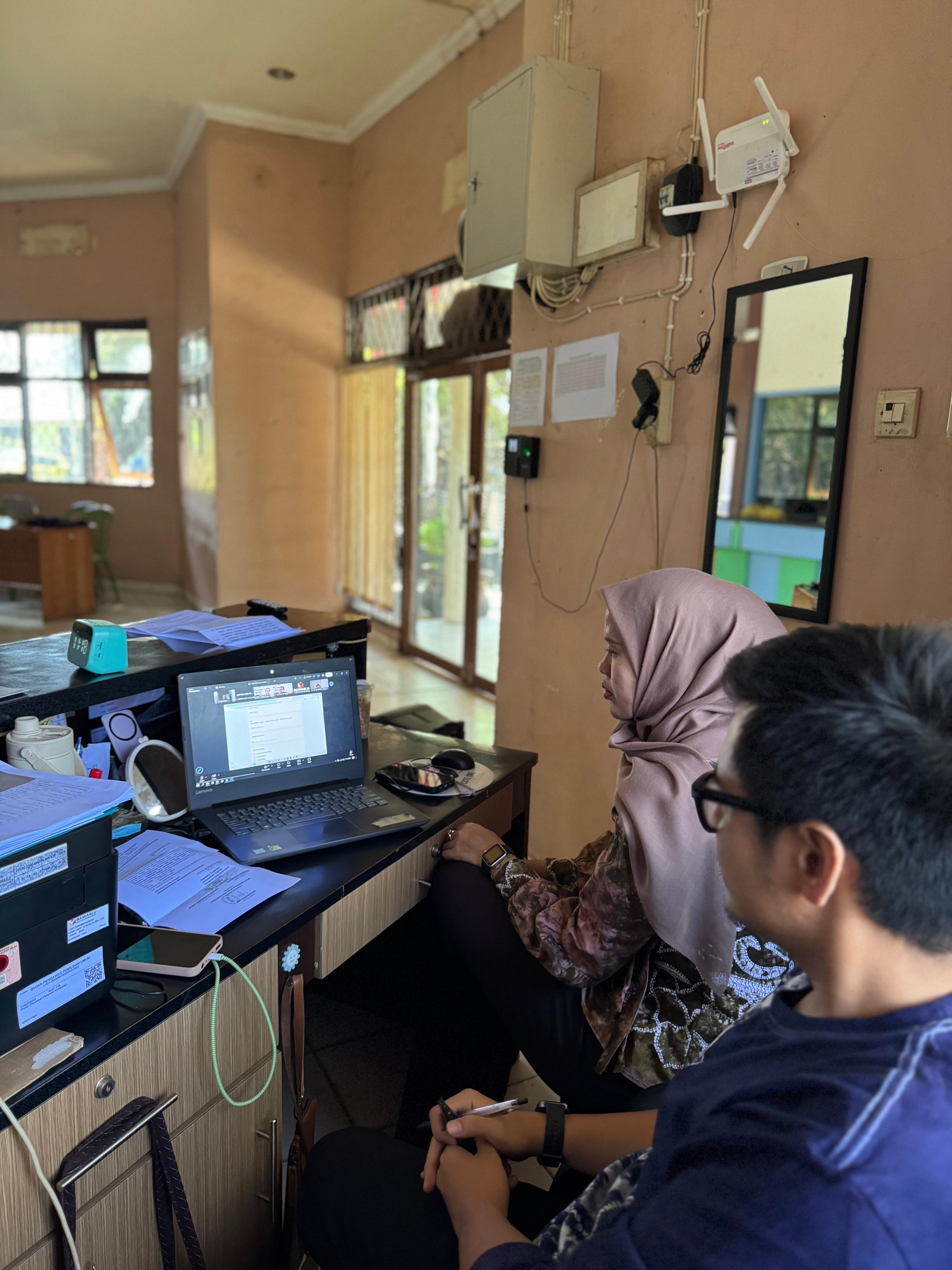 Bawaslu HSU Hadiri Rapat Daring Penyamaan Persepsi Pelaksanaan Work From Home (WFH)