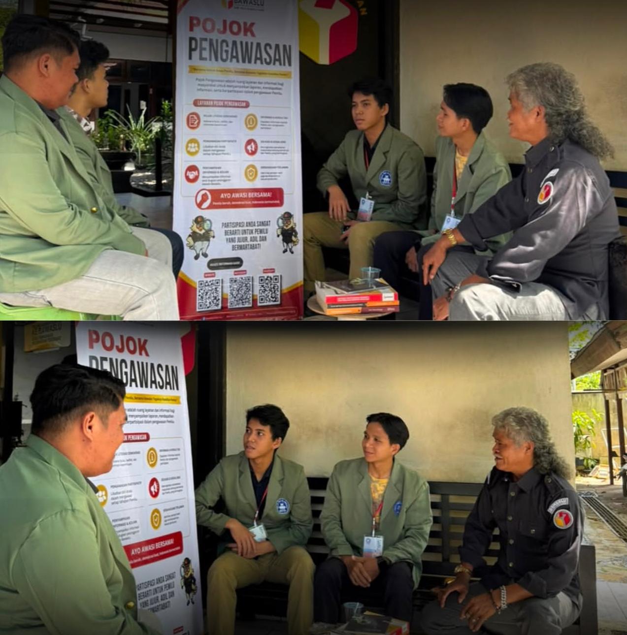 Bawaslu HSU Tingkatkan Literasi Demokrasi Melalui Pojok Pengawasan Bersama Mahasiswa STIA Amuntai