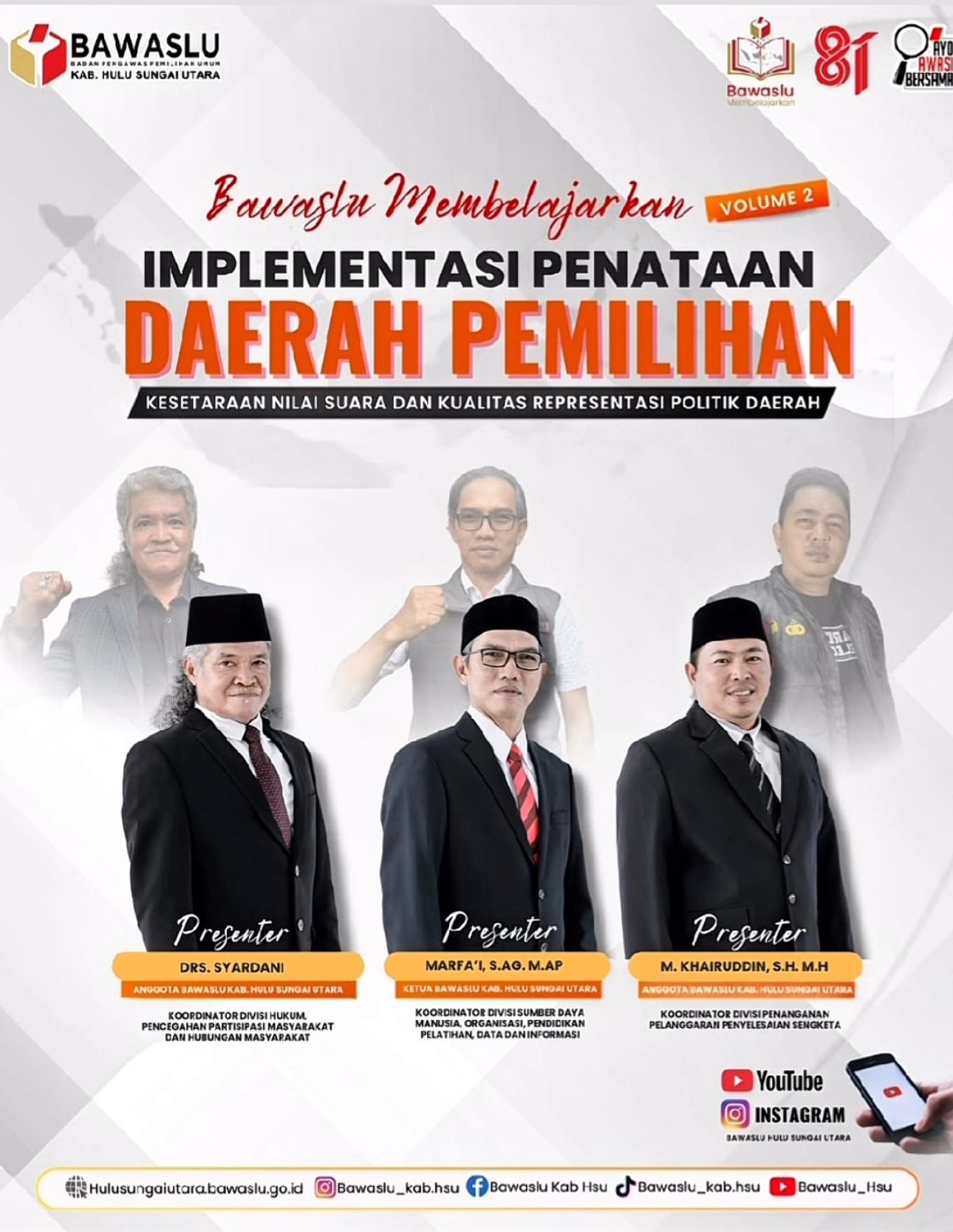 COMING SOON! BAWASLU MEMBELAJARKAN VOLUME 2