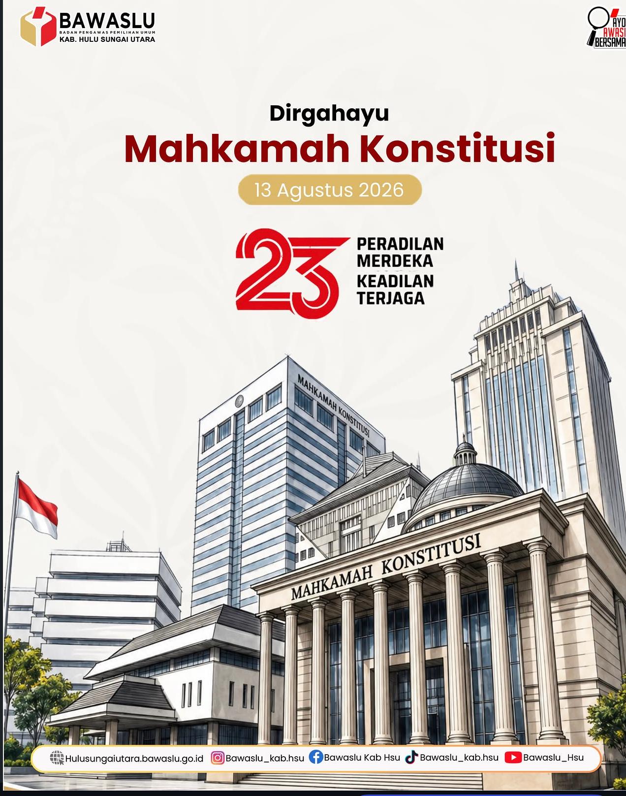 DIRGAHAYU KONSTITUSI KE-23 TAHUN