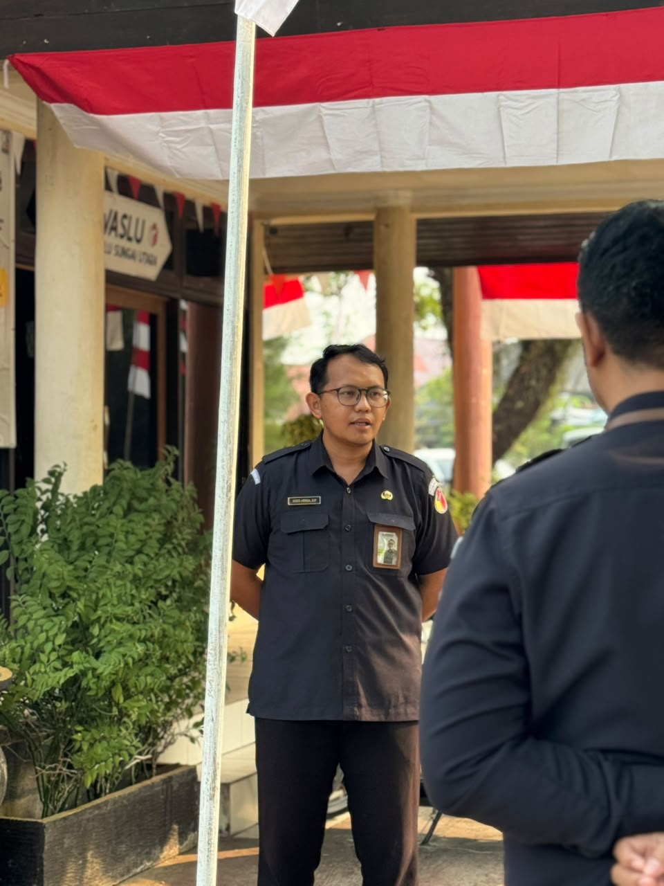 Apel Pagi Bawaslu HSU Perkuat Koordinasi dan Kesiapan Data Hadapi Agenda Pengawasan