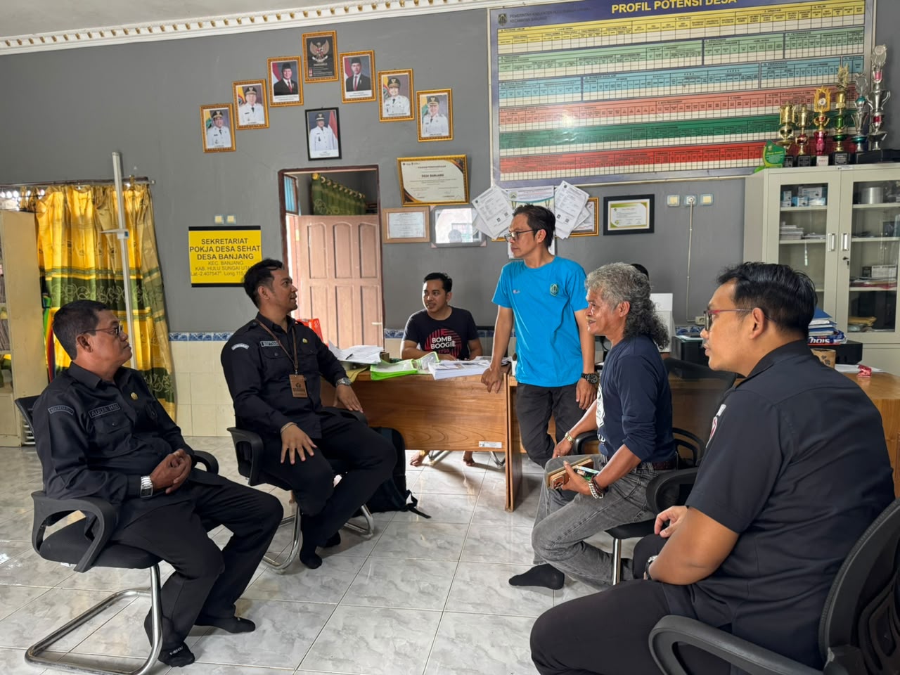 Bawaslu HSU Lakukan Coktas di Sejumlah Desa di Kecamatan Banjang, Pastikan Akurasi Data Pemilih