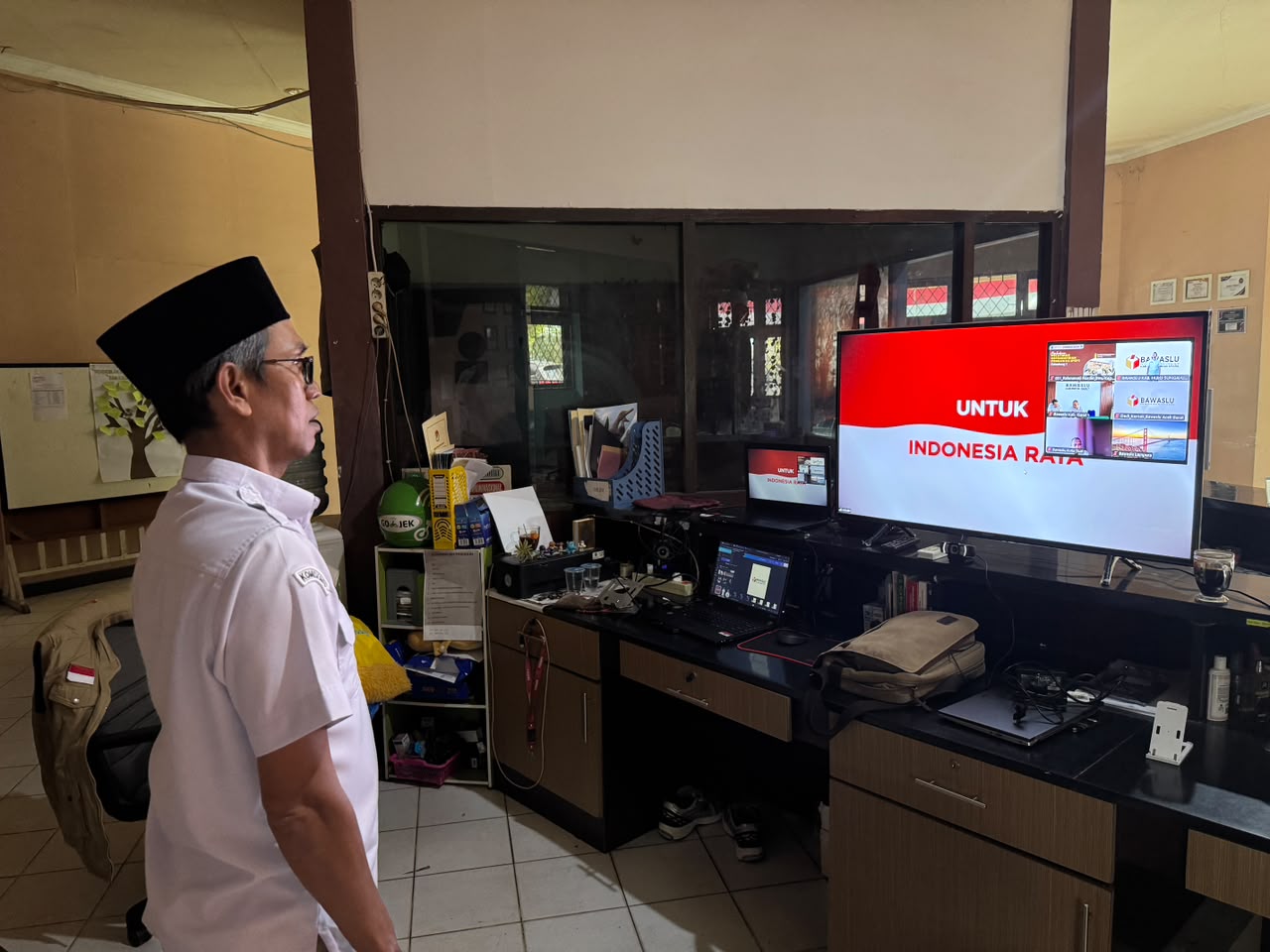 Bawaslu HSU Hadiri Kegiatan Bersama BSSN