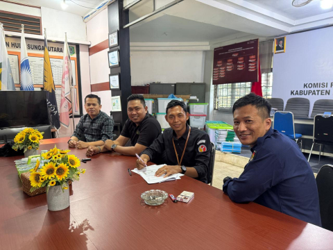 Koordinasi terkait Hasil Verifikasi pemutakhiran data parpol berkelnjutan semester 2