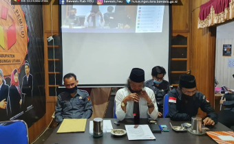 Seluruh jajaran Pengawas adhoc Bawaslu Kabupaten Hulu Sungai Utara resmi di aktifkan kembali