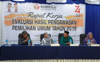 HSU Menjadi Tempat Evalusi Bawaslu Se - Kalsel