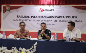 Fasilitasi Pelatihan Saksi Partai Politik pada Pemilu 2024: Pentingnya Pemahaman Aturan dan Kompetensi Saksi di Kabupaten HSU"""