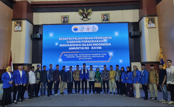 Bawaslu HSU hadiri resepsi Pelantikan Pengurus Cabang Pergerakan Mahasiswa Islam Indonesia Ke XXVIII