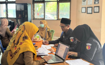 Skrining Kesehatan dari UPT Puskesma Sungai Karias