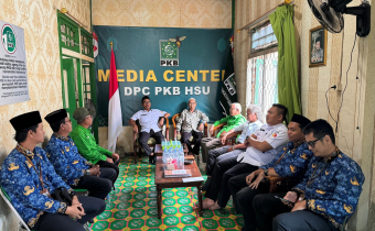 Perkuat Sinergi Demokrasi, Bawaslu HSU Kunjungi DPC PKB HSU