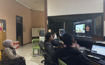 Tim Humas Bawaslu HSU lakukan Finishing Video Bawaslu Membelajarkan Volume 2 