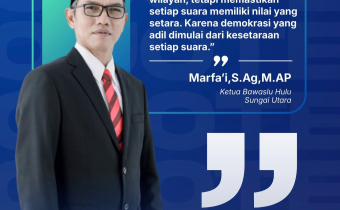 Bawaslu Membelajarkan Volume 2: Kesetaraan Suara, Fondasi Demokrasi yang adil
