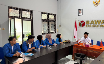Bawaslu HSU Terima Silaturahmi Mahasiswa, Perkuat Pengawasan Partisipatif