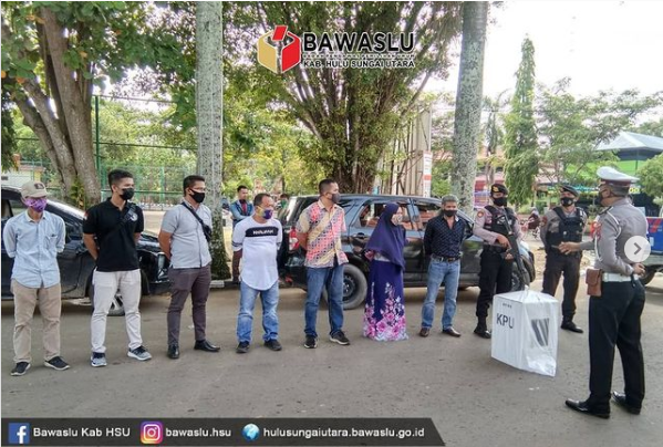 Pergeseran Kotak Suara dari Kantor KPU Kab. Hsu Menuju Kantor KPU Provinsi Kalimantan Selatan
